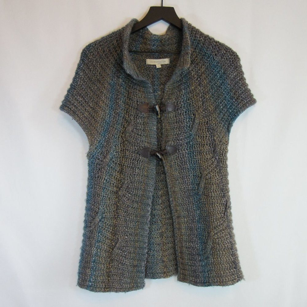 Anthropologie Lineamaglia Toggle Button Knit Cardigan Sweater